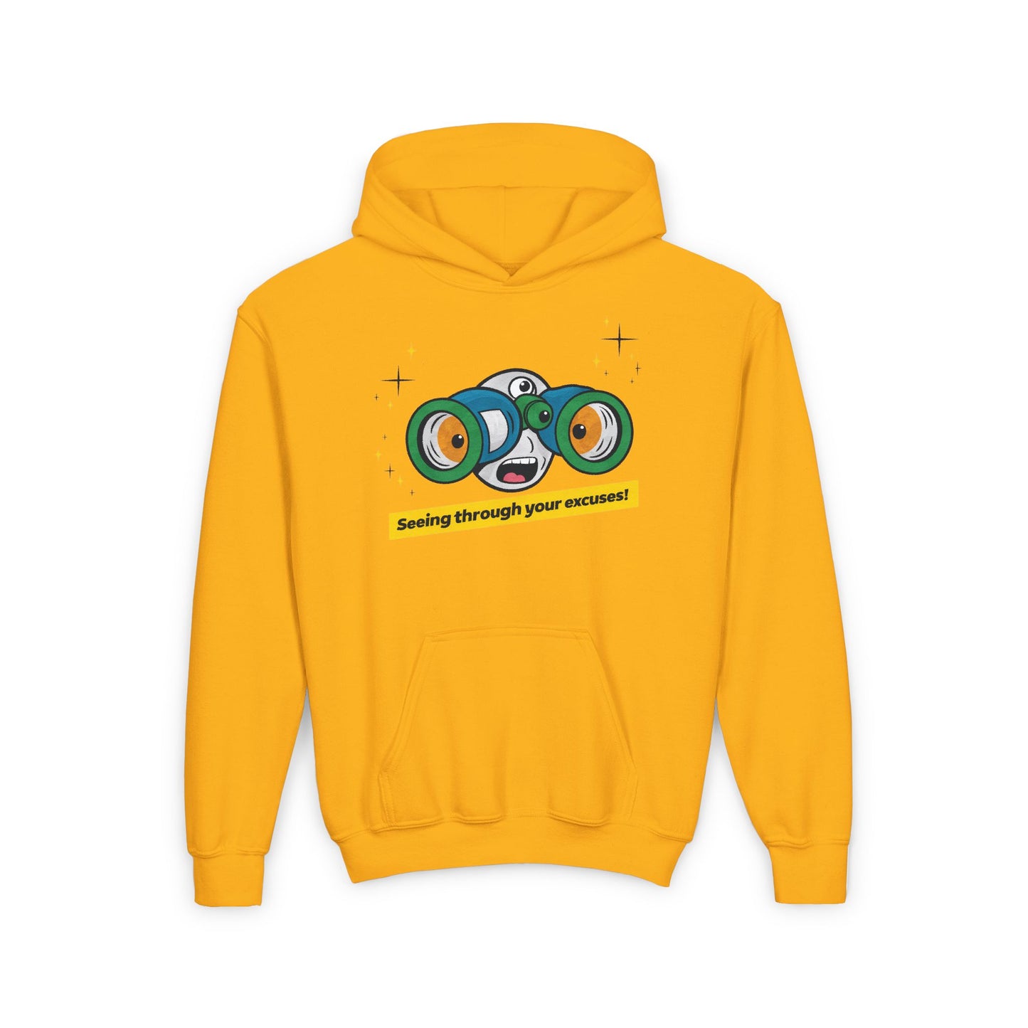 binoculars Kids Hooded Sweatshirt
