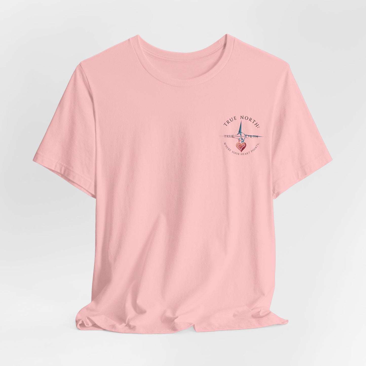 "True North: Where Your Heart Points - Elegant Compass Tee