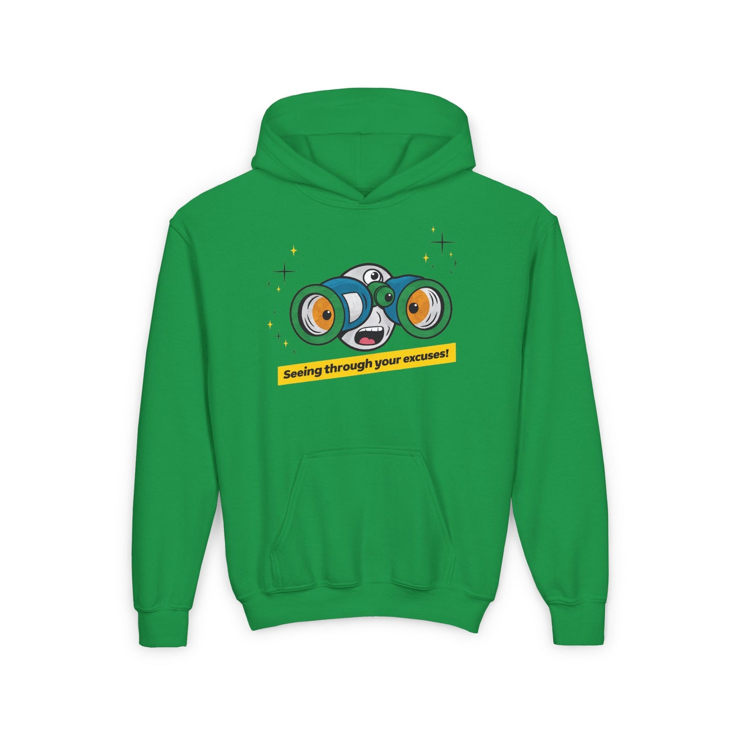 binoculars Kids Hooded Sweatshirt