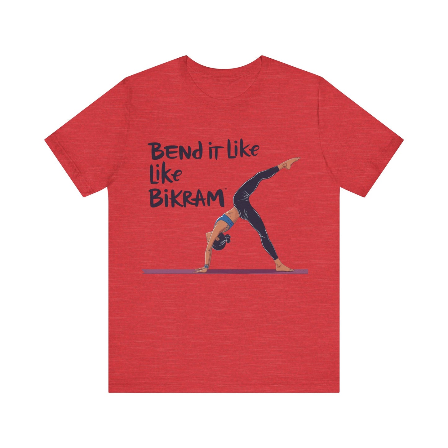 Yoga Tee Bend It Like Bikram