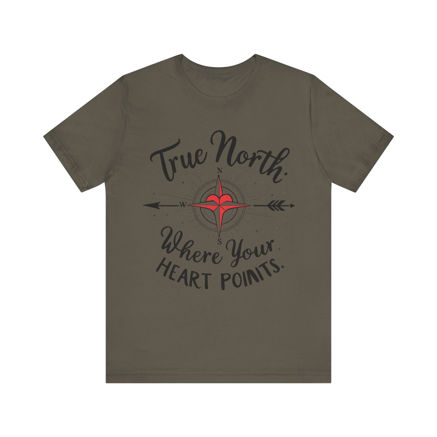True North , Elegant Compass Tee