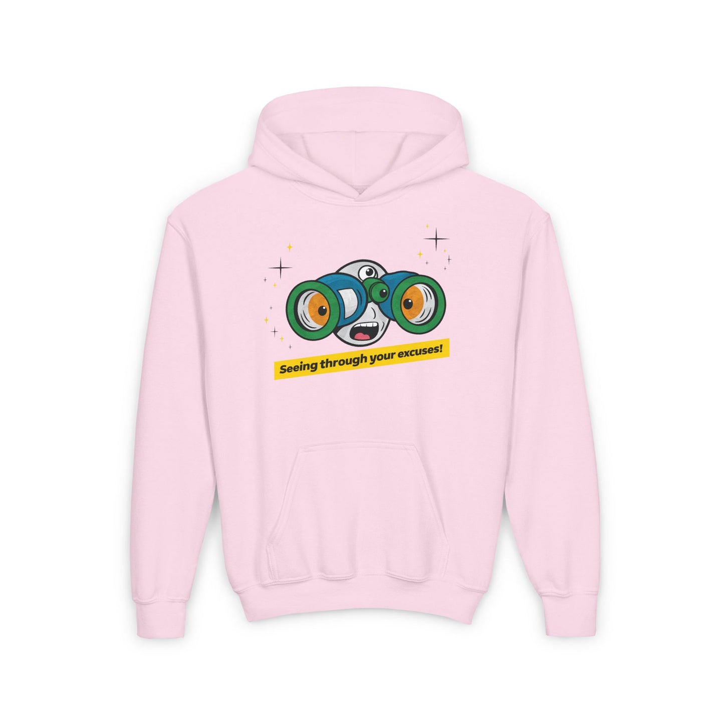 binoculars Kids Hooded Sweatshirt