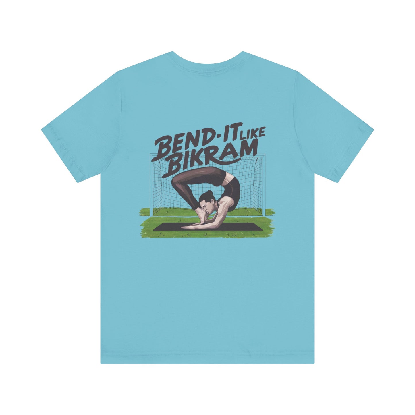 Yoga Tee "Bend It Like Bikram"