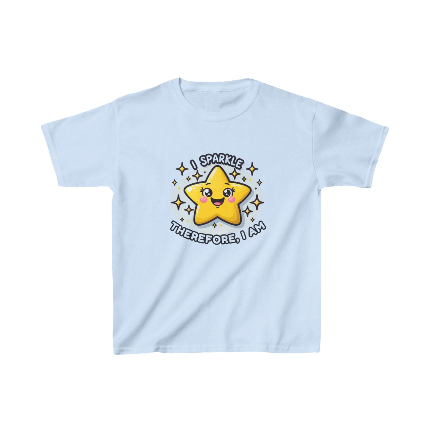 Kids Tee - I Sparkle, Star Design