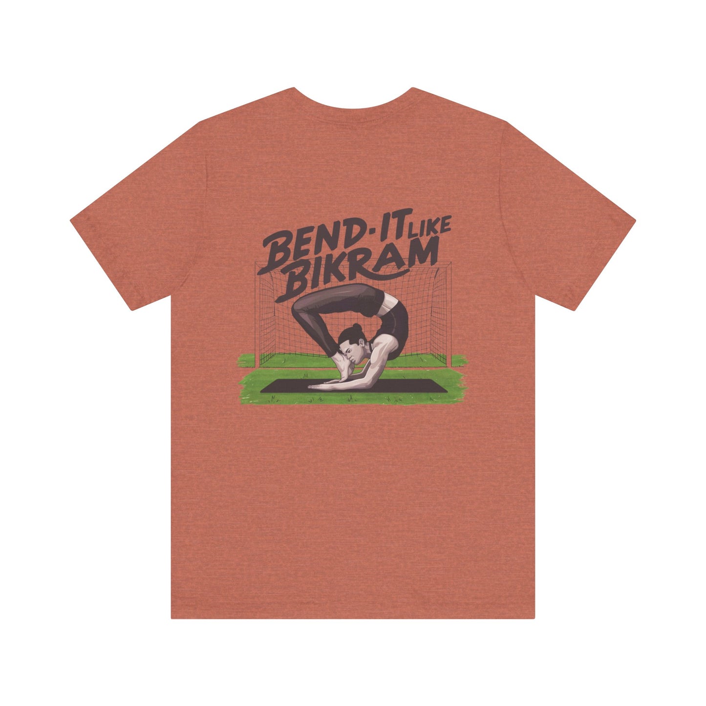 Yoga Tee "Bend It Like Bikram"