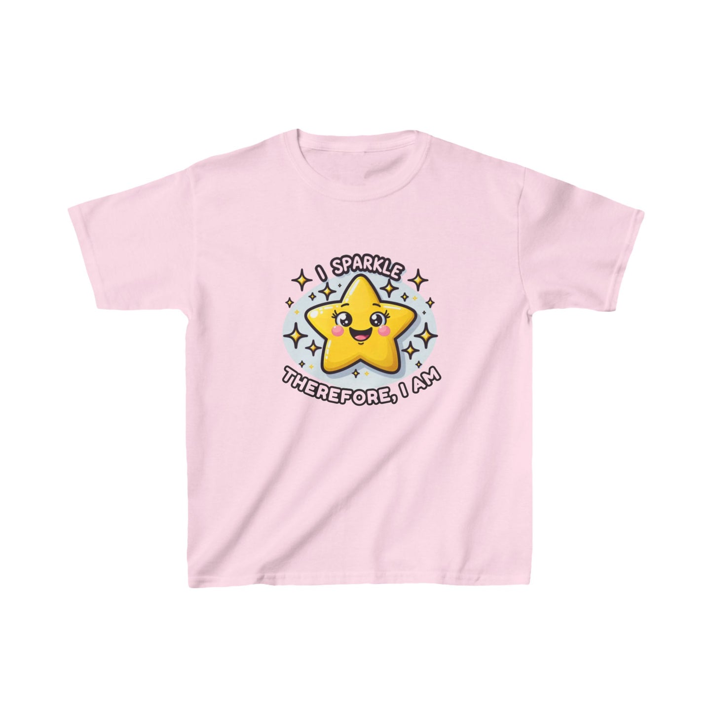 Kids Tee - I Sparkle, Star Design