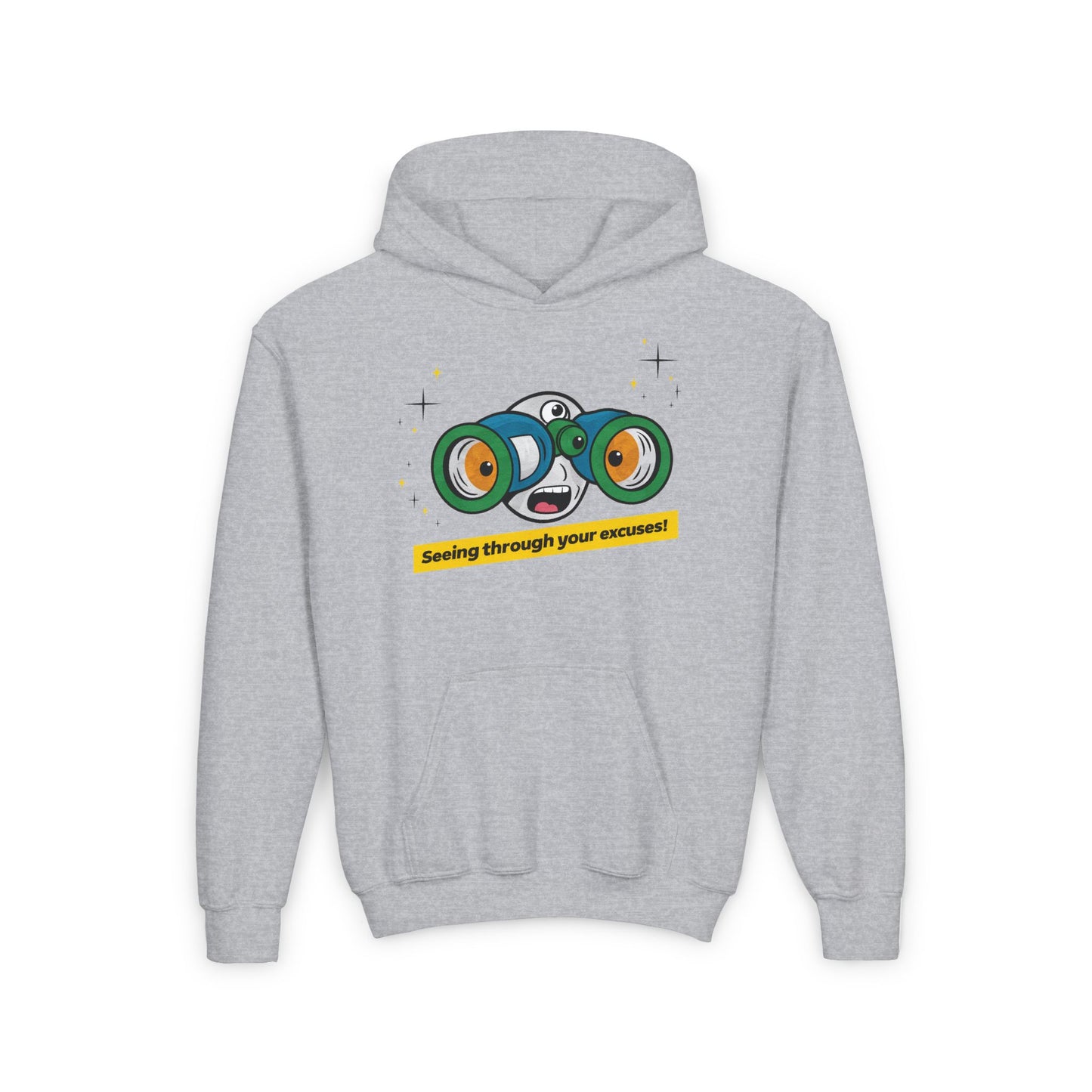 binoculars Kids Hooded Sweatshirt