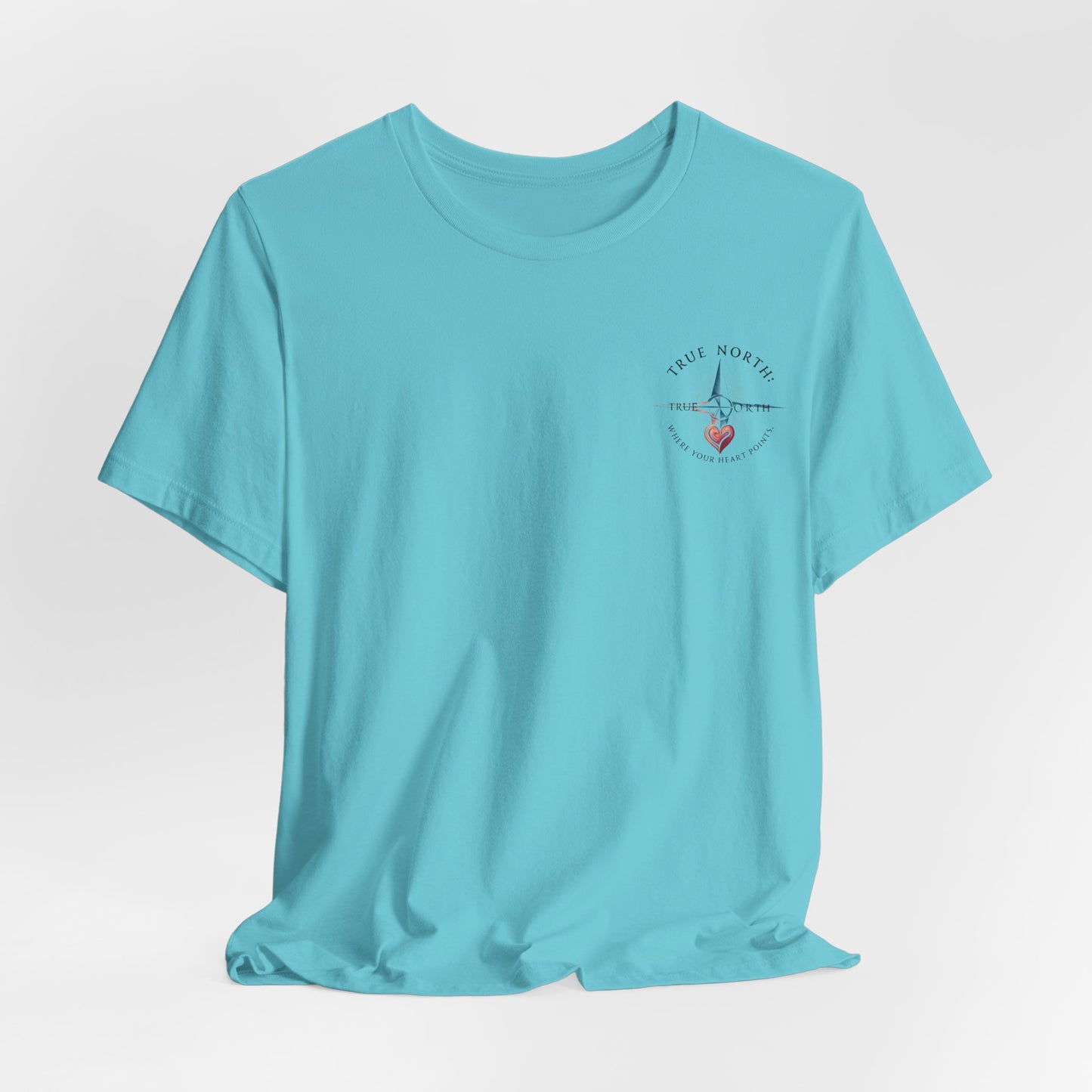 "True North: Where Your Heart Points - Elegant Compass Tee