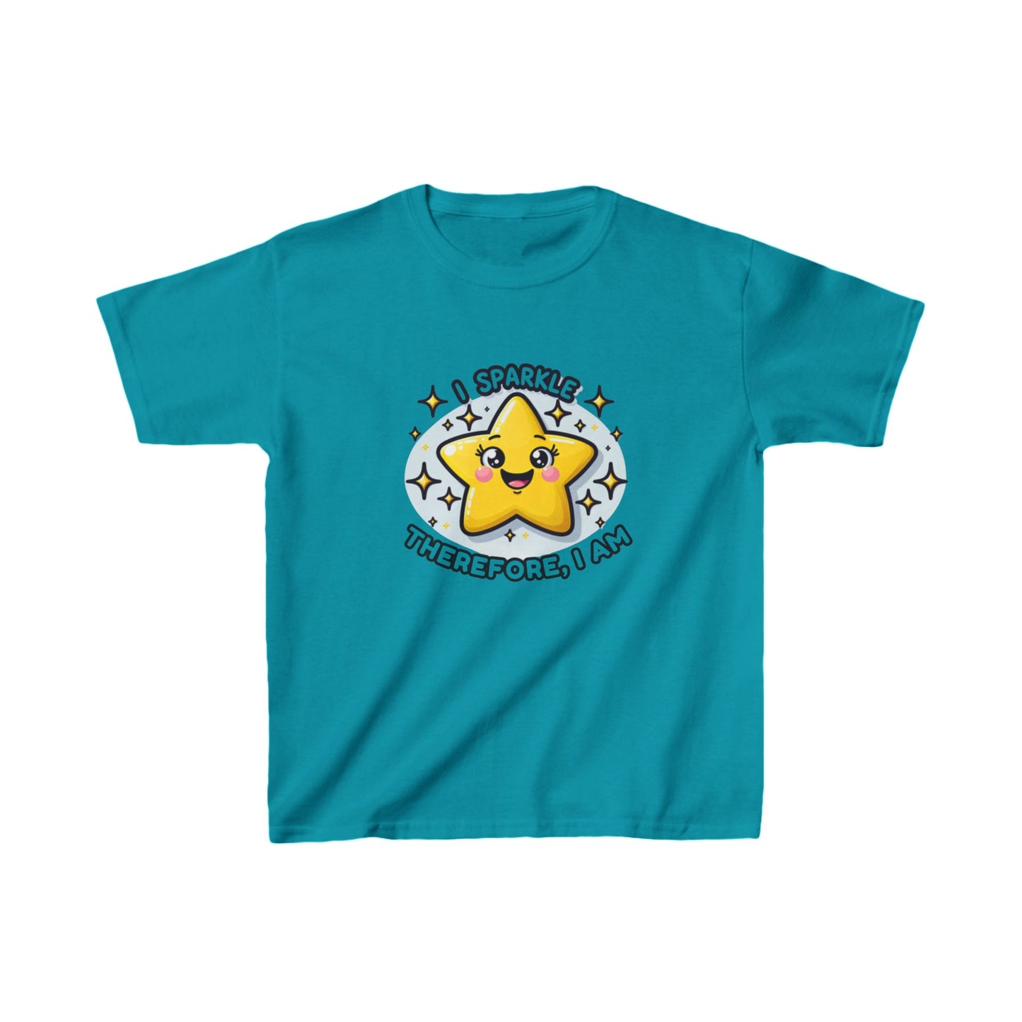 Kids Tee - I Sparkle, Star Design