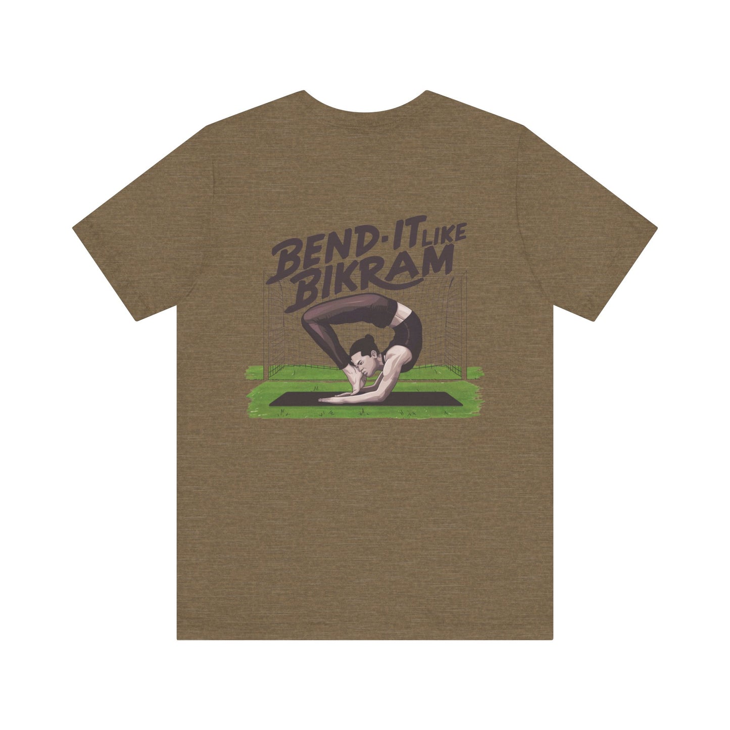Yoga Tee "Bend It Like Bikram"