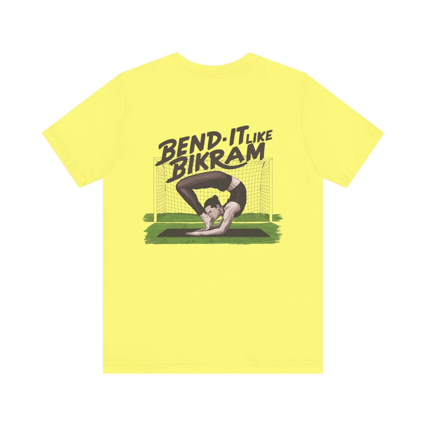 Yoga Tee "Bend It Like Bikram"