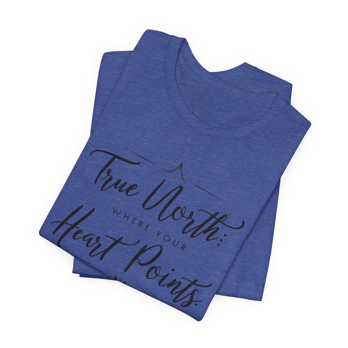 "True North: Where Your Heart Points - Elegant Compass Tee