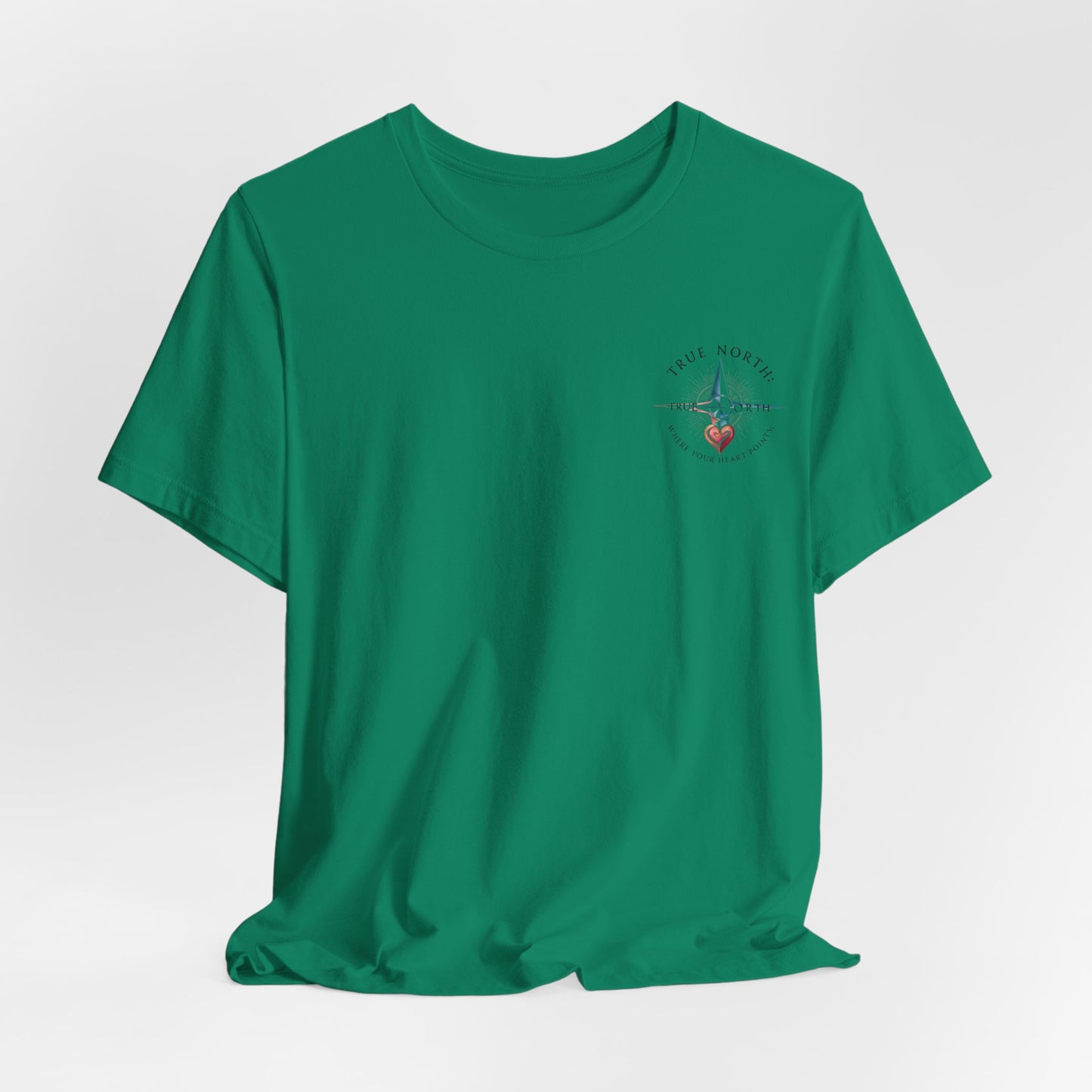 "True North: Where Your Heart Points - Elegant Compass Tee
