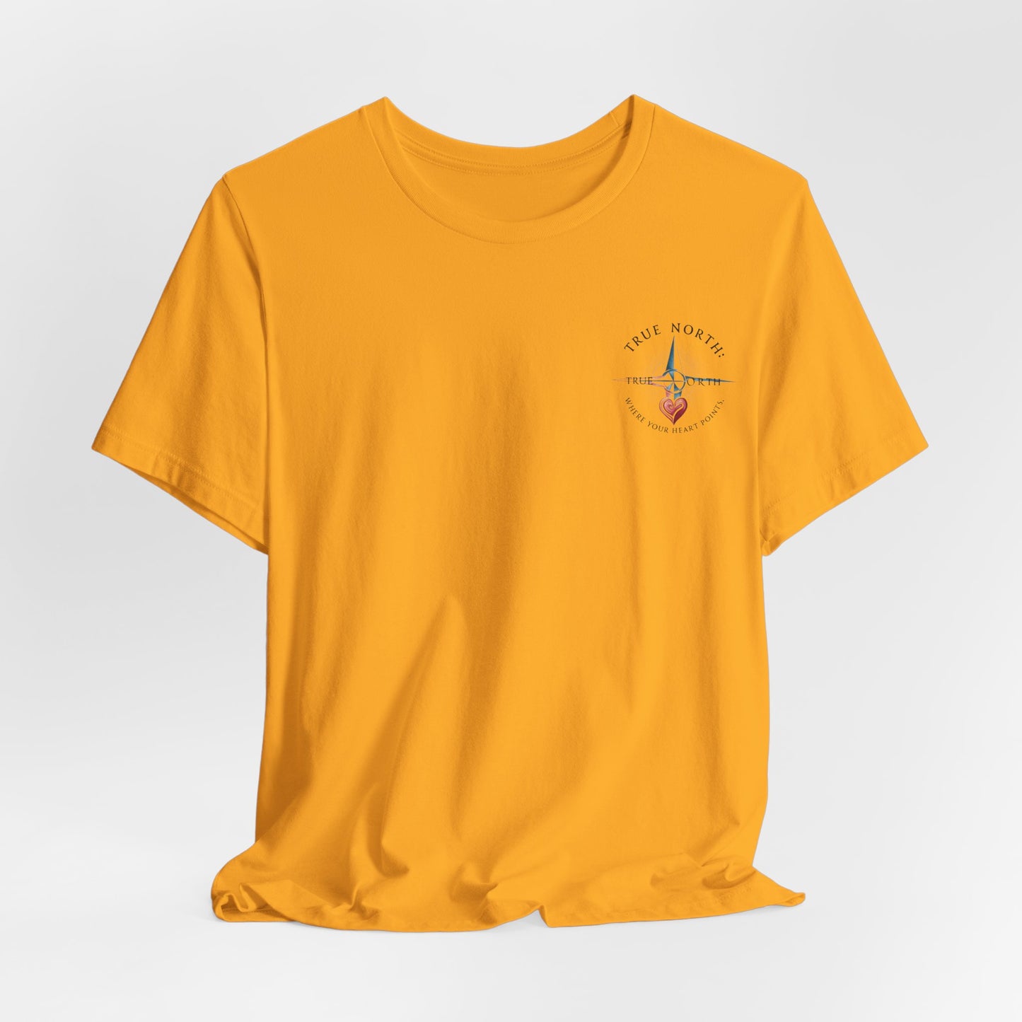 "True North: Where Your Heart Points - Elegant Compass Tee