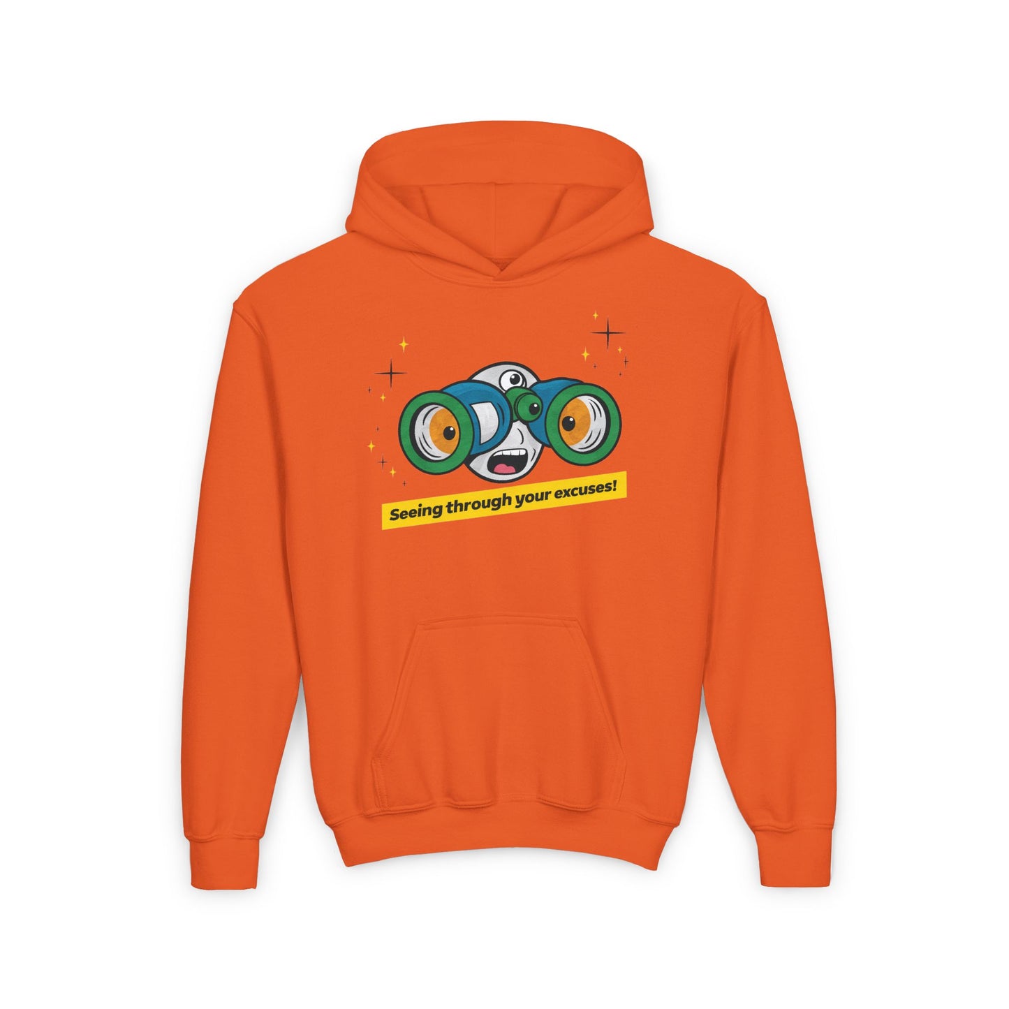 binoculars Kids Hooded Sweatshirt