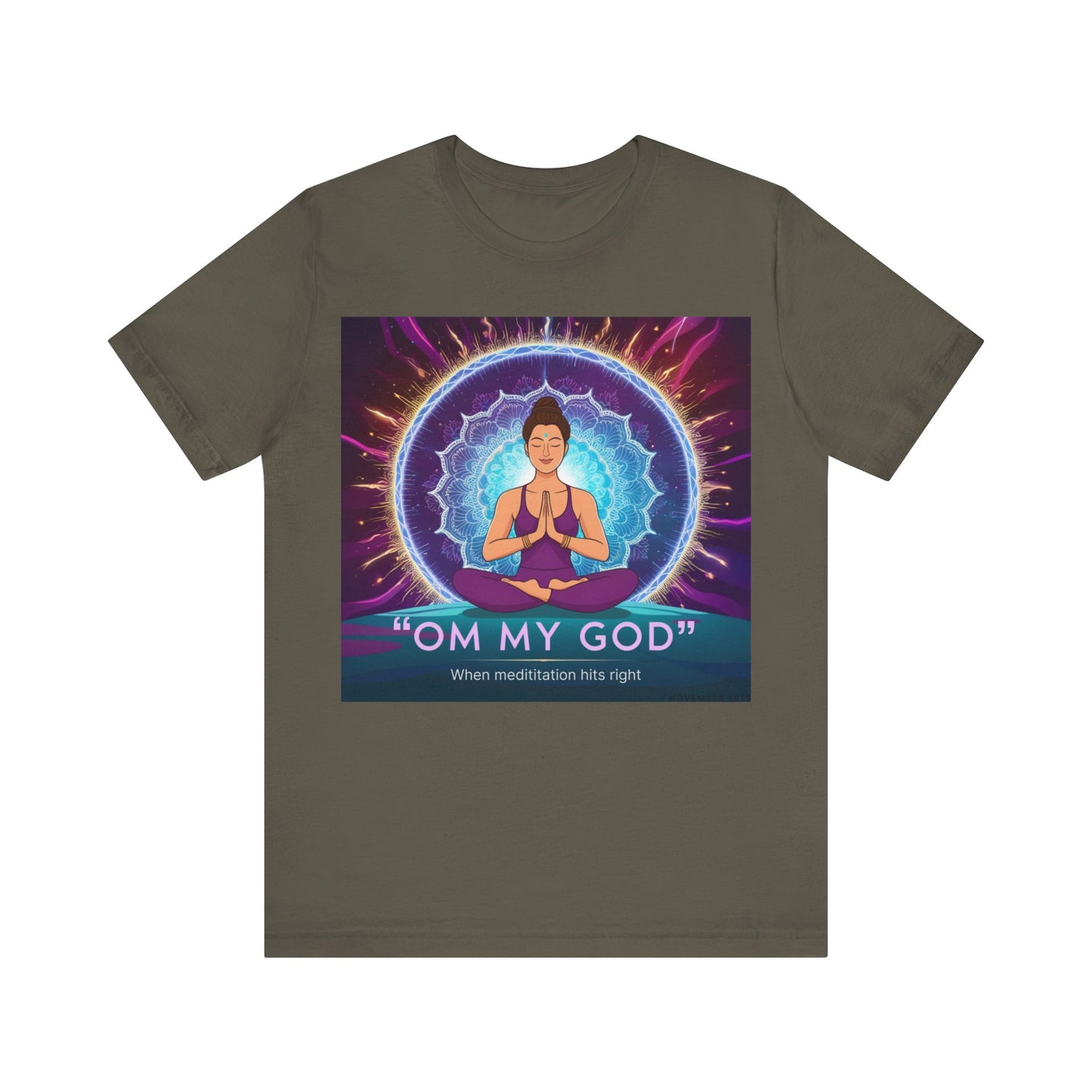 Meditation Bliss Tee 'OM My God'