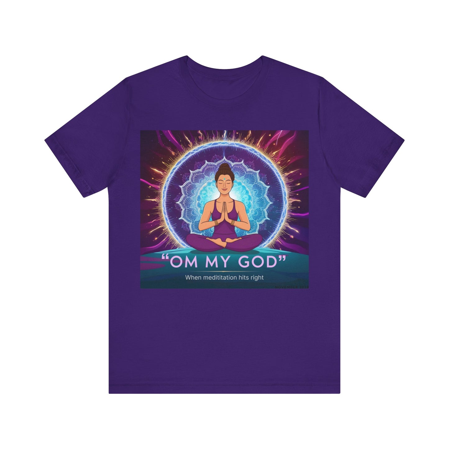 Meditation Bliss Tee 'OM My God'