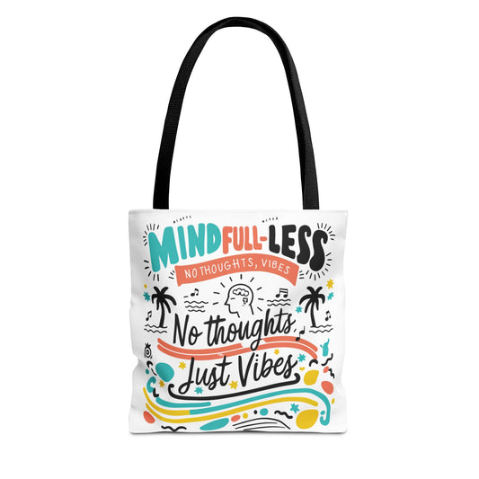 Colorful Mindful Vibes Tote Bag