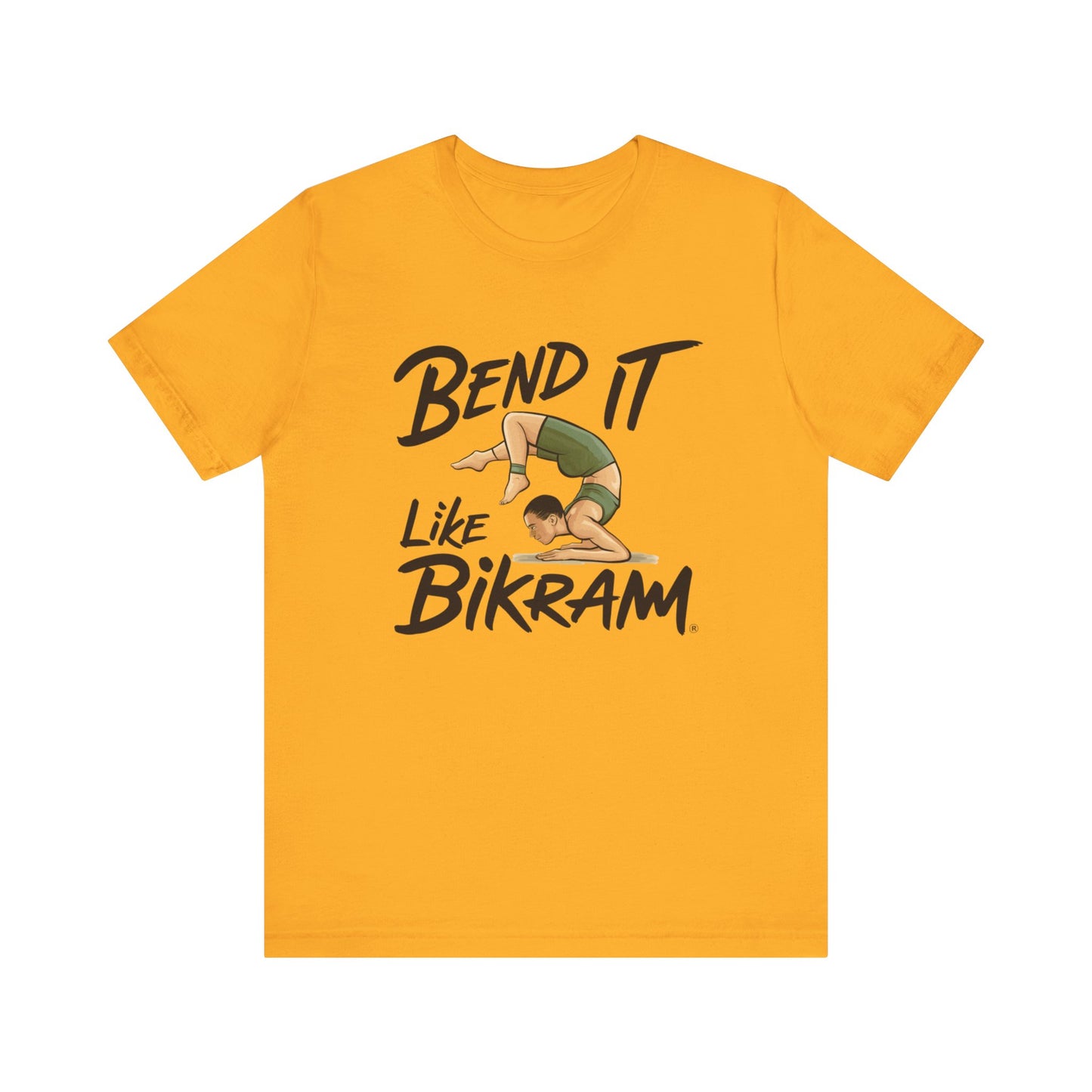 Yoga Tee Bend It Like Bikram
