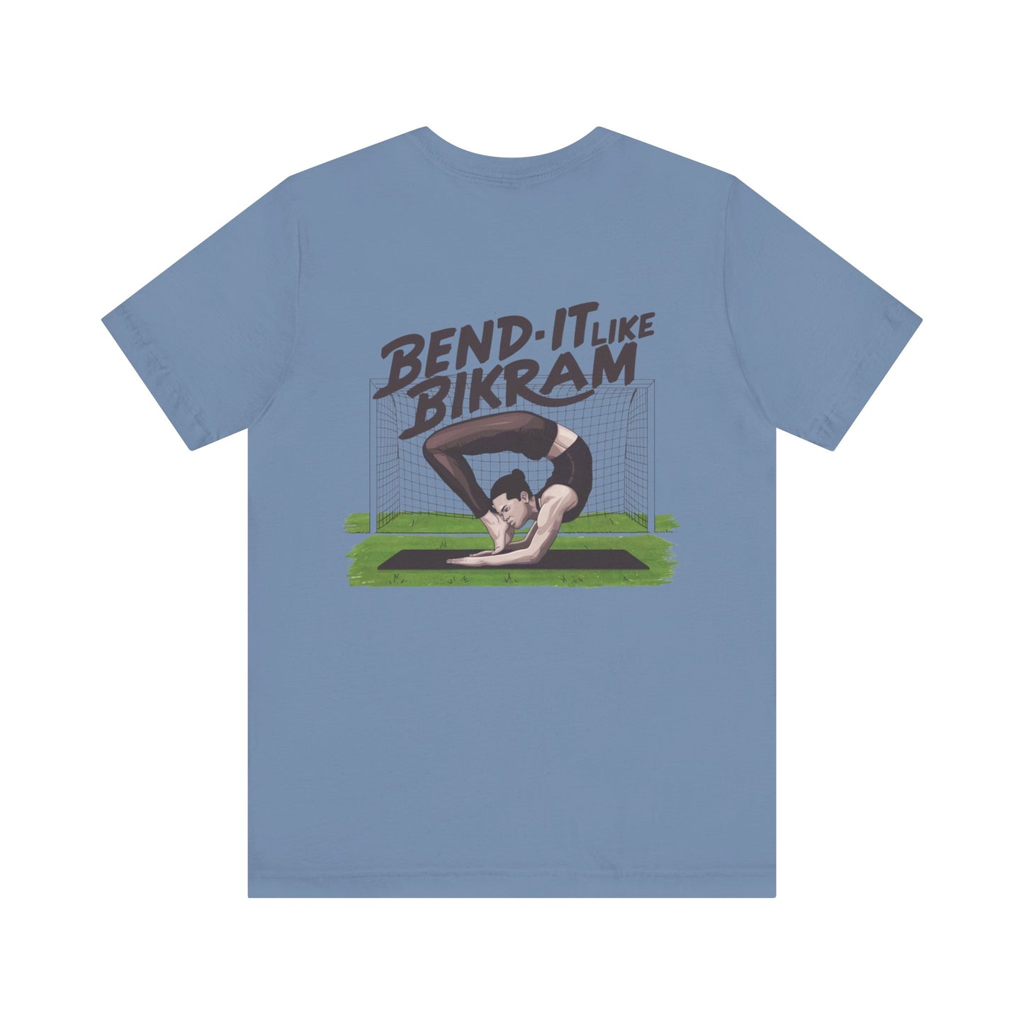 Yoga Tee "Bend It Like Bikram"