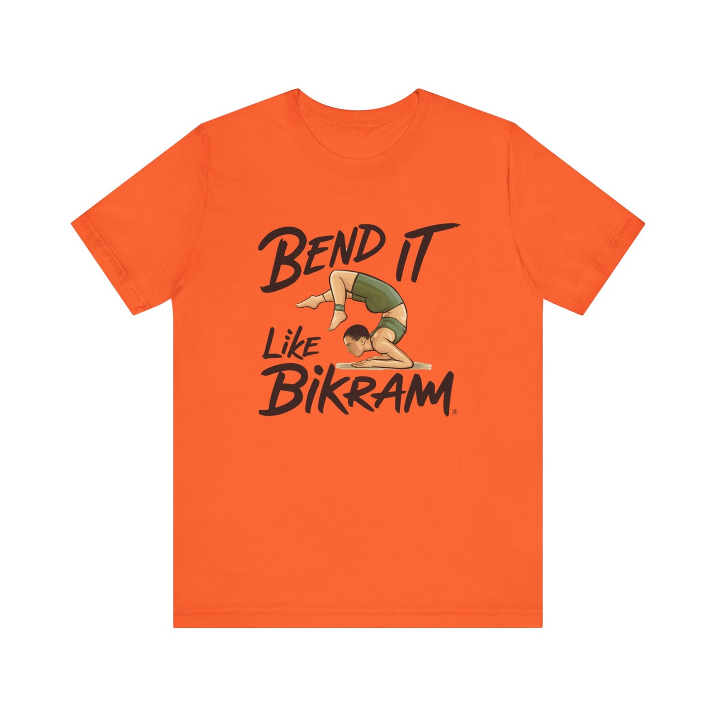 Yoga Tee Bend It Like Bikram