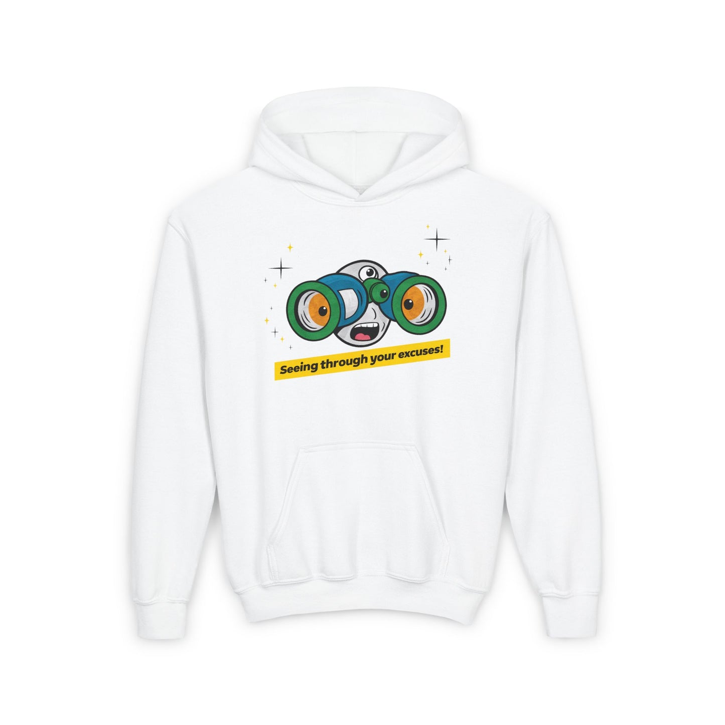 binoculars Kids Hooded Sweatshirt