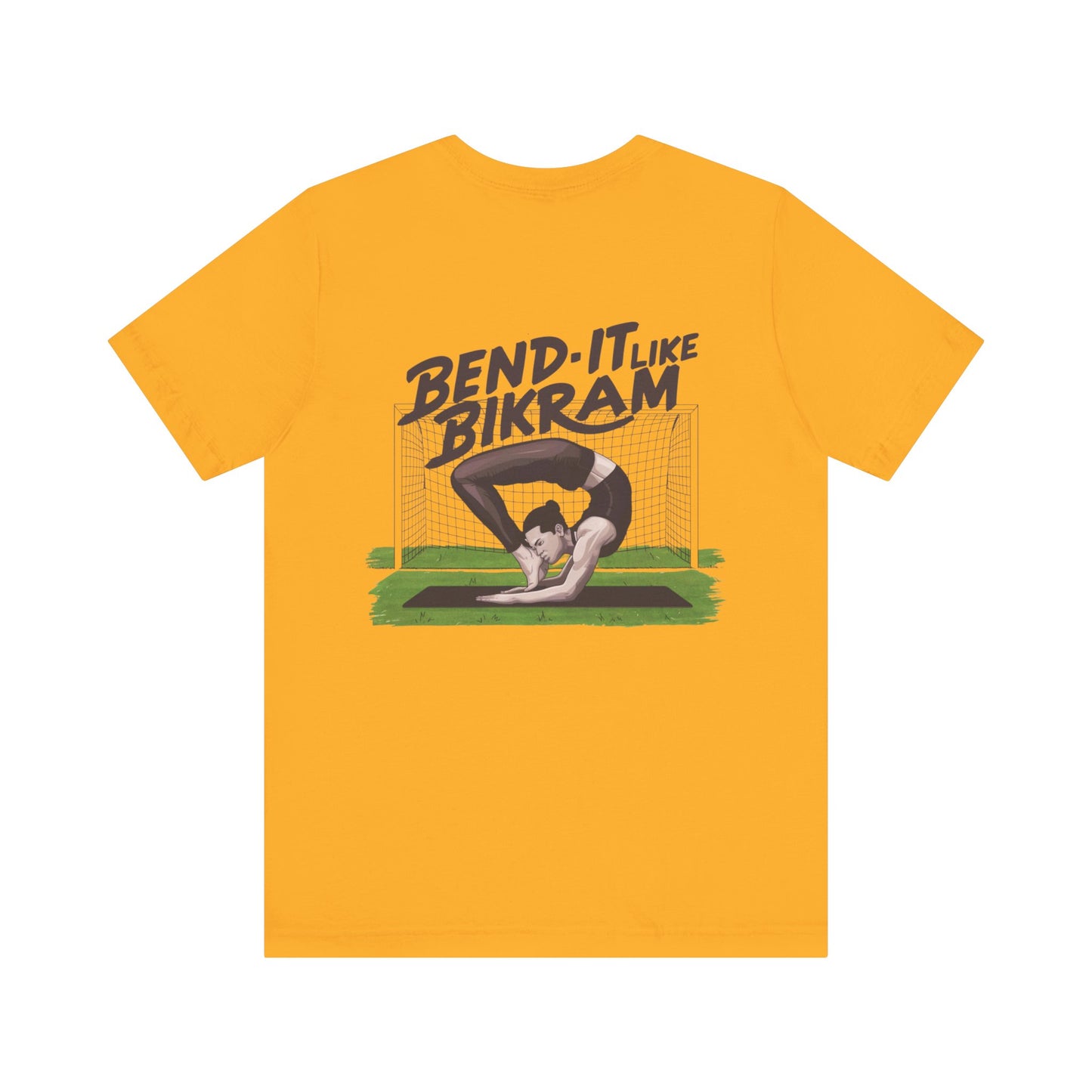 Yoga Tee "Bend It Like Bikram"