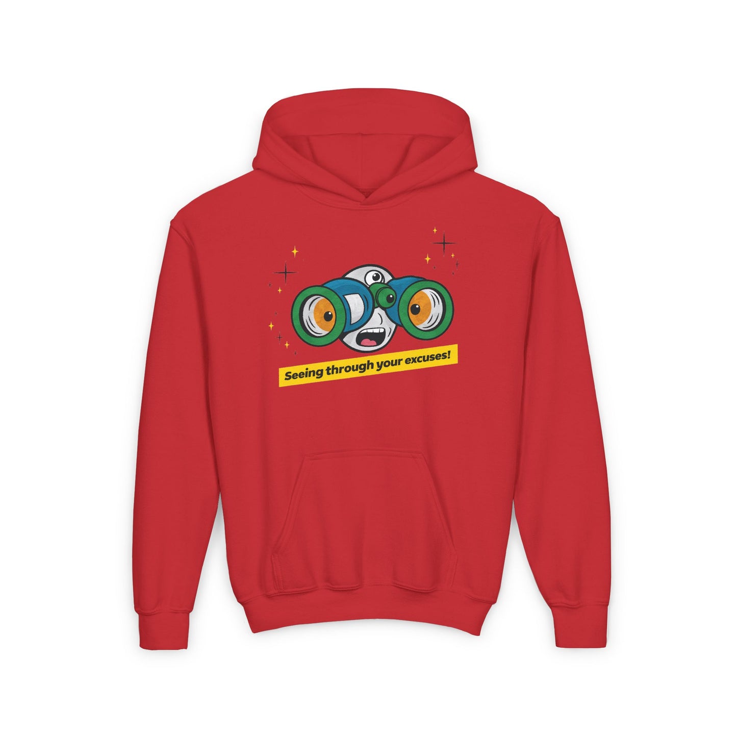 binoculars Kids Hooded Sweatshirt